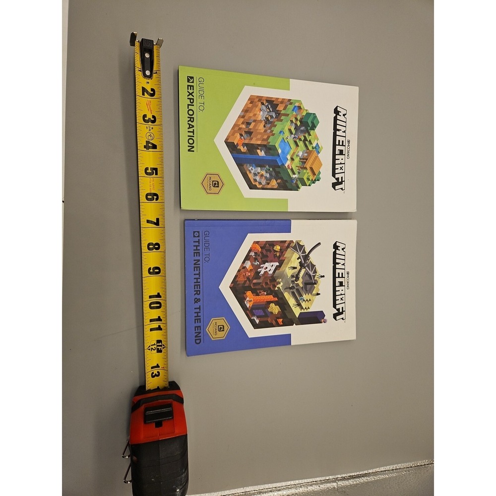 Minecraft Guide Book Collection, Set Of 2 Exploration And The Nether & The End - Picture 7 of 7